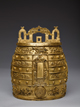 AN EXCEPTIONAL IMPERIAL GILT-BRONZE RITUAL BELL