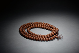 AN AGARWOOD 'SHOU' 108 BEADS NECKLACES