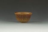 A CARVED HORN BOWL