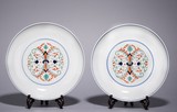 A PAIR OF DOUCAI DISHES