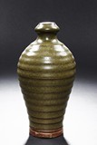 A TEA DUST GLAZED VASE