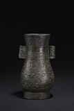 AN ARCHAISTIC BRONZE HU VESSEL