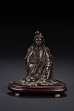 A BRONZE FIGURE OF BODHISATTVA