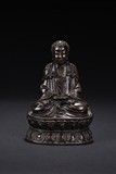 A BRONZE FIGURE OF AMITABHA
