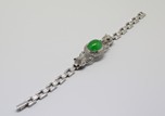 ICY APPLE GREEN JADEITE JADE BRACELET