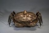 A SILVER MODEL OF CRAB BOX