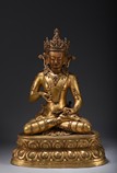 A GILT-BRONZE FIGURE OF VAJRASATTVA