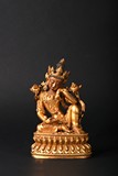 A GILT-BRONZE FIGURE OF GUANYIN