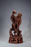 AN AGARWOOD 'LI TIEGUAI' FIGURE CARVING