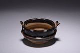 A JIZHOU WARE TWO HANDLED BOWL