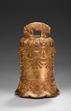 AN IMPERIAL GILT BRONZE RITUAL BELL