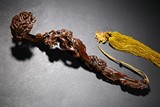 A QI NAN AGARWOOD 'FINGERED CITRON' RUYI SCEPTER
