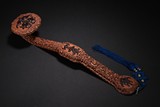 A BOXWOOD ZITAN INLAID RUYI SCEPTER