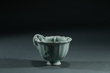 AN YINGQING CELADON 'CHILONG' WINE CUP