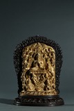 A GILT-BRONZE 'BODHISATTVA' STELE