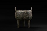 AN EXCEPTIONAL BRONZE RITUAL VESSEL DING