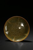A RARE YAOZHOU WARE CELADON HEXAGONAL BOWL