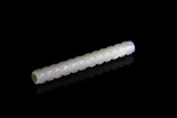 A WHITE JADE 'CICADA' CYLINDER LEZI