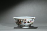 A FAMILLE ROSE 'EROTIC SCENES' BOWL