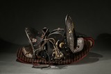 A GILT-SILVER ALLOY 'MYTHICAL BEASTS' HORSE SADDLE