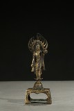 A GILT-BRONZE FIGURE OF STANDING BODHISATTVA