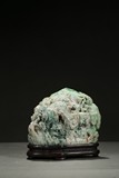 A JADEITE MOUNTAIN BOULDER CARVING