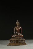 A TIBETAN COPPER ALLOY SHAKYAMUNI