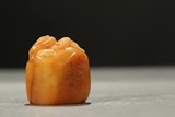 A TIANHUANG SOAPSTONE 'CHILONG' SEAL
