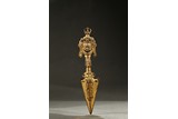 A GILT-BRONZE TIBETAN RITUAL KILA