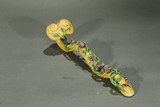 A THREE COLORED BISCUIT RUYI SCEPTER