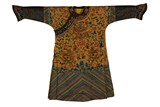 AN IMPERIAL 'APRICOT-YELLOW' GAUZE DRAGON ROBE JIFU