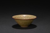 A SMALL LONGQUAN CELADON-GLAZED 'FLOWER' BOWL