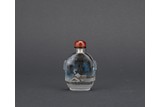 SU FENGYU: INSIDE-PAINTED 'LANDSCAPE' CRYSTAL SNUFF BOTTLE