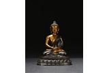 A BRONZE FIGURE OF AMITABHA