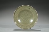 A YAOZHOU CELADON GLAZE 'FLOWERS' DISH
