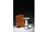 A LONGQUAN WARE CELADON GU-TYPE VESSEL