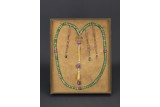 A JADEITE AND TOURMALINE COURT NECKLACE