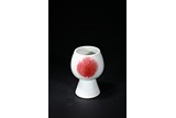 A RED GLAZED WINE CUP 