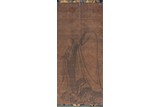 AN INK ON SILK 'LAO TZU' PAINTING