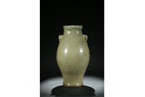 A YAOZHOU WARE CELADON GLAZE VASE