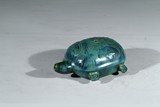 A PORCELAIN TURTLE SHAPE POURING VESSEL