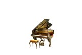 STEINWAY & SONS MODEL C ROSEWOOD CONCERT GRAND PIANO