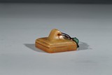 A YELLOW JADE SQUARE SEAL