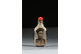 AN INSIDE-PAINTED 'FIGURE AND INSCRIPTION' SNUFF BOTTLE