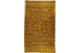 AN EMBROIDERED GOLD-THREAD SILK HANGING OF DRAGONS