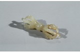 A CELADON JADE CARVED VAJRA