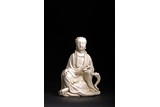 A DEHUA BLANC DE CHINE FIGURE OF GUANYIN