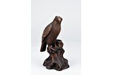 A CLAY FIGURE OF EAGLE