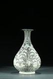 A CHINESE UNDERGLAZE-RED PEAR-SHAPE VASE