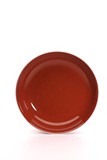 A CHINESE COPPER RED GLAZE DISH